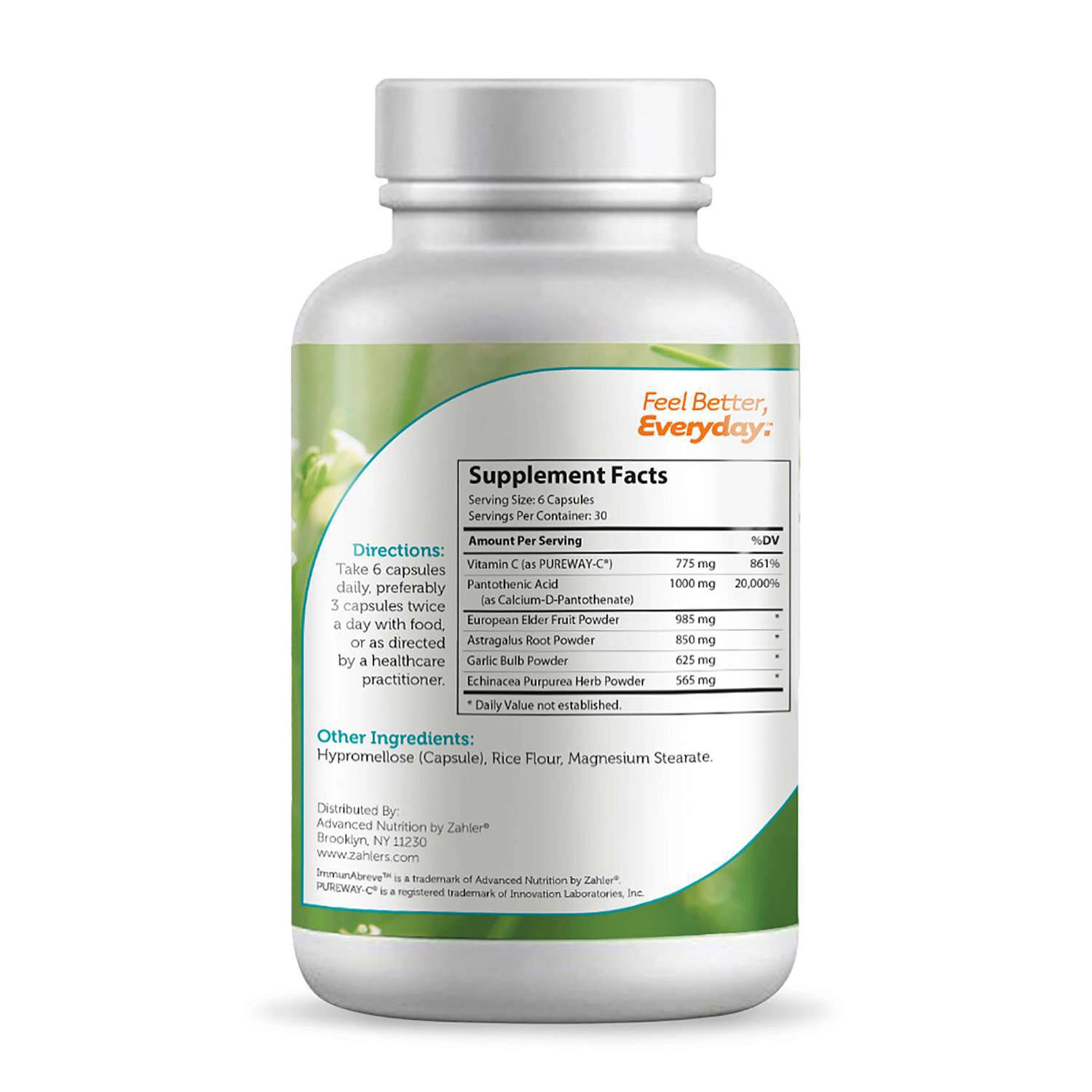 ImmunAbreve&trade; - 180 Capsules (30 Servings)